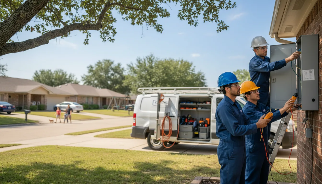 Certified electrician providing emergency electrical services in State Line, PA